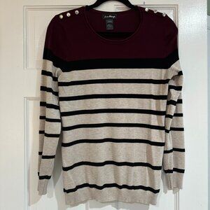 Love Always Brigitta Button Detail Pullover Sweater - L (Stich Fix)